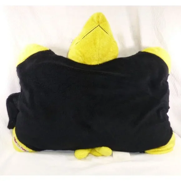 Iowa Hawkeyes Black & Yellow Pillow Pets Plush Toy Pillow 18" Surface Washable - Picture 10 of 12